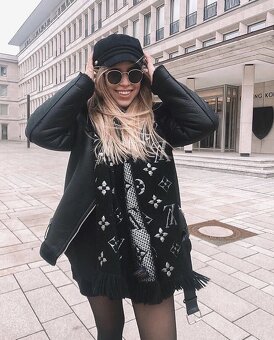 Louis Vuitton teplý šál alebo kašmírová šatka - 10