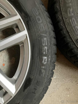 Zimne pneu 205/55/R16 + Hlinikove disky - 10