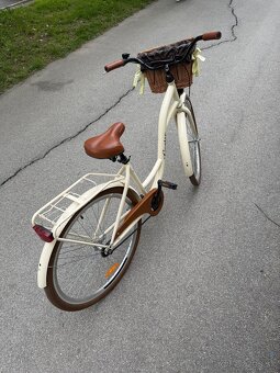 Štýlový dámsky mestský bicykel s košíkom – ako nový - 10