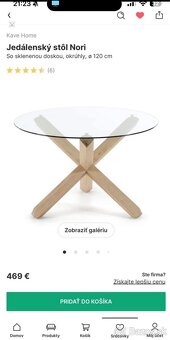 Jedálenský stôl Kave Home, priemer 120cm + DOVOZ ZDARMA - 10