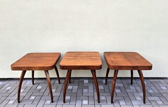Konferenční stolky Halabala "pavouk" po renovaci - 10