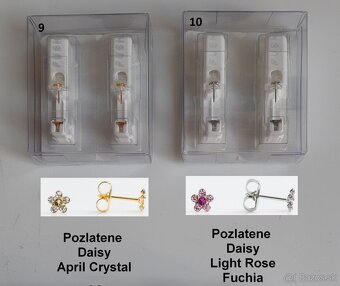 Pozlatene nausnice - Studex. - 10