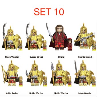 Figúrky pán prsteňov 2 (8ks) typ lego, nové - 10