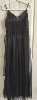 Spolčenske šaty na ples , stužkovú ,čierne, dlhe - 10