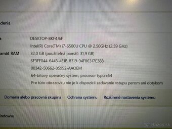 Notebook HP ZBook i7-6500U / 32GB RAM / 1TB SSD - 10