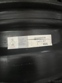 Plechove disky 16 7 1/2 original Peugeot/Citroen - 10