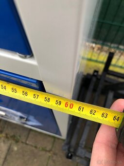 Kovová šatníková skrinka 60x49x180cm 4 boxy - 10