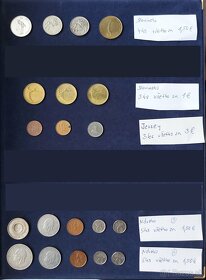 Zbierka mincí - rôzne svetové mince - Európa 3 - 10