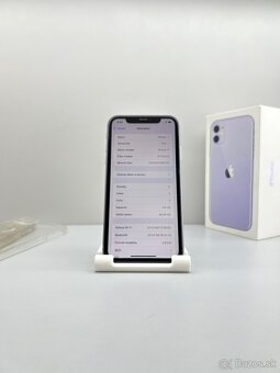iPhone 11 PURPLE NOVÁ BATÉRIA 100%+PRÍSLUŠENSTVO - 10