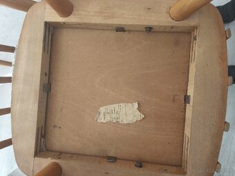 Set 4 art deco stoliciek - 10