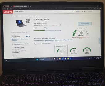 Lenovo LOQ – RTX 4060/i5-13th.16GB DDR5/Záruka - 10