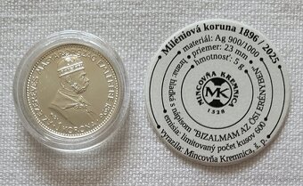 Miléniová koruna 2025/1896, príchod Maďarov, Kremnica - 10