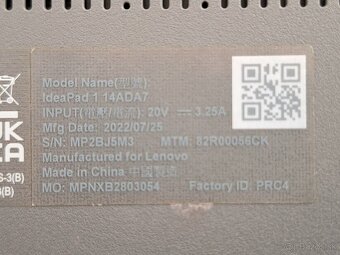 Lenovo IdeaPad 1 14ADA7 - 10