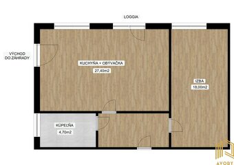 NOVÝ 2 – IZB. BYT (58m2) s BALKÓNOM a ZÁHRADOU, SENICA - 10