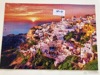 Obrazy poskladané a podlepené puzzle - 10
