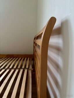 Manželská posteľ 180x200 masív + matrace - 10