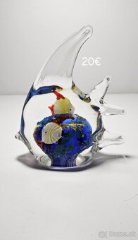 Sklenené ryby, dekorácie - 10