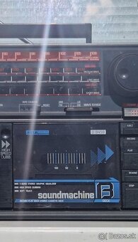 3D zvuk  PHILIPS BOOMBOX 230v 12v Baterky FM kazeťák - 10