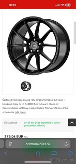 Elektróny Tec gt Race 1 - 5x100 r18 - 10