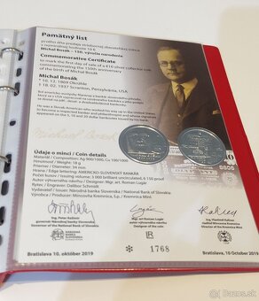 Pamätné listy k 10 a 20 eur minciam - 10