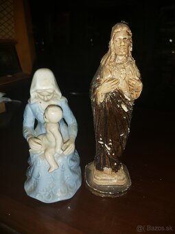 Starožitné dekoracie,sošky,modranska keramika - 10
