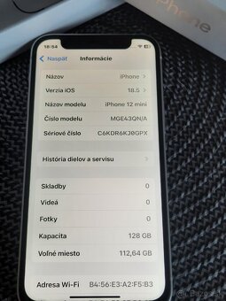 Apple IPhone 12 mini 128GB Biely. ✅️TOP STAV ✅️ - 10