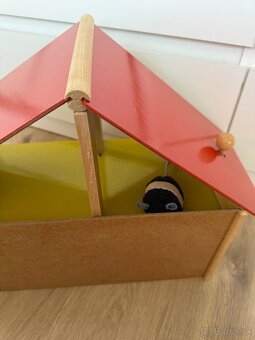 Retro drevený domček Tofa - 10