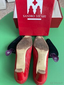 Dásmke elegantné topánky, talianska značka Sandro Vicari - 10