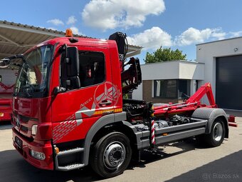 MERCEDES-BENZ ATEGO 1218 HÁKOVÝ NOSIČ 100 HYDRAULICKÁ RUKA - 10
