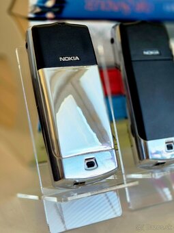 3X NOKIA 8810 CHROME - TOP STAV - 2X NOVÁ CHRÓMOVÁ BATERKA - 10