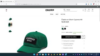 Šiltovka 2Pac, Cypress Hill, Jurský Park, Rick and Morty - 10