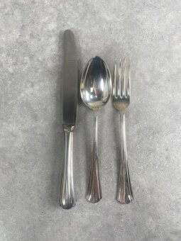 Strieborný príbor pre 6os. v štýle Art deco - 10