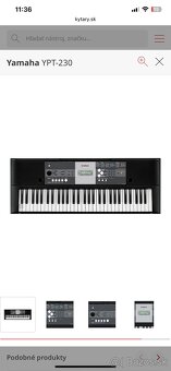 Takmer nový Yamaha YPT-230 - 10