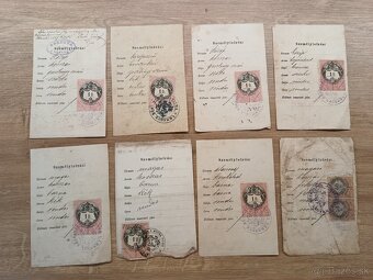 identifikačná karta (občiansky preukaz) 1870-1889 slovenské - 10