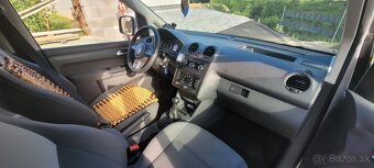 VW Caddy Maxi 2,0 TDI 140PS, 5miest, strieborná metalíza - 10