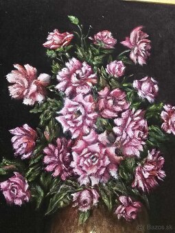 3x obraz maľba na zamate - 10