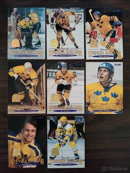 Predám hokejové kartičky repre. (Wien96, Globe95, Semic95..) - 10