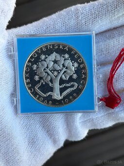 Strieborné zberateľské mince Kčs proof kvalita investícia - 10