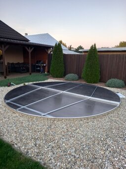 Zastrešenie bazéna 3,8m 4,2m 4,8m 7,2x3,3m prekrytie bazéna - 10