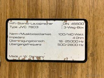 Summit JVC 7803 …. Repro sústava - 10