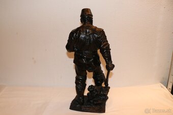 Horník havíř doly uhlí těžba socha soška (525J) - 10