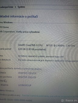 15,6" notebook Fujitsu Lifebook AH530 / 4GB/128GB TOP stav - 10