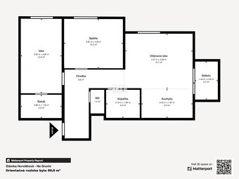 KVP: pekný tehlový 3 izb. byt NOVOSTAVBA Ul. na Grunte.70 m2 - 10