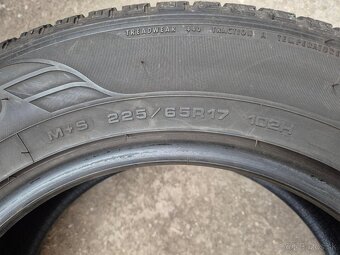 225/65 r17 letné 4 ks GOODYEAR dezén 8,3 - 7,5 mm - 10