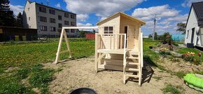 Detsky drevený domcek Middle s montážou a s dovozom - 10