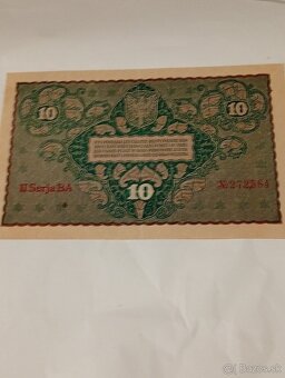 Predám vzacne Poľske Marky 1919 - 10