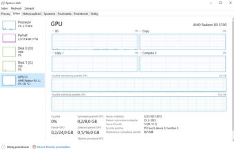 Herný PC – Ryzen 5 / RX 5700 / 32GB RAM / SSD 1TB – Windows - 10