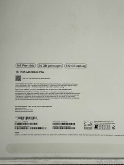 ⭐️ MacBook Pro 16" (2024), M4 PRO, 512TB, 2 cykly batérie - 10