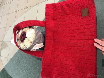 TOMMY HILFIGER originál Red shopperka - 10