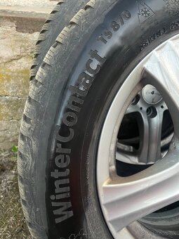 5x112 r15 elektróny Volkswagen + zimne 195/65r15 Continental - 10